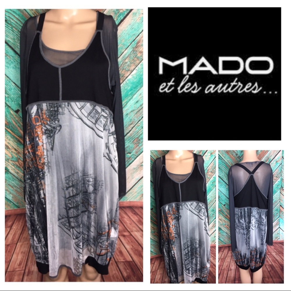 Mado Et Les Autres Sheer Racerback Dress